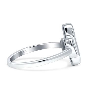 Cactus Ring Plain Band 925 Sterling Silver